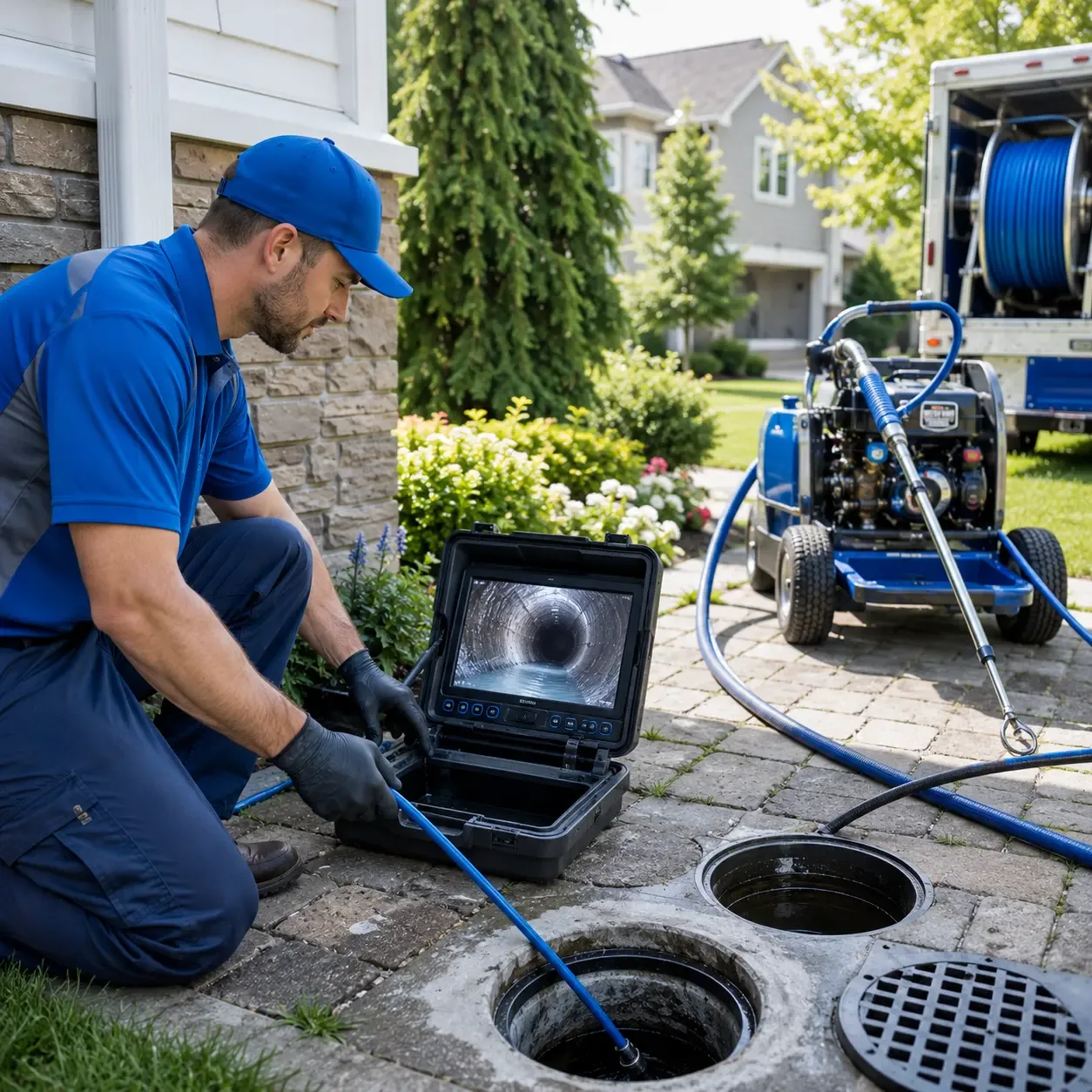 Outdoor drain cleaning professionals serving Creston, IA